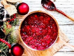 Сос от червени боровинки - снимка на рецептата